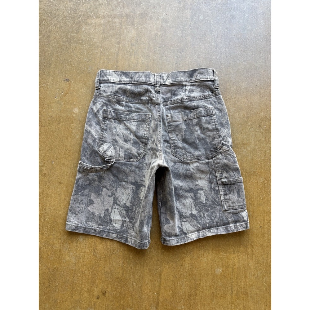 Hollister Baggy Carpenter Jorts Jean Shorts Camo Camouflage Y2K 30W Surfer